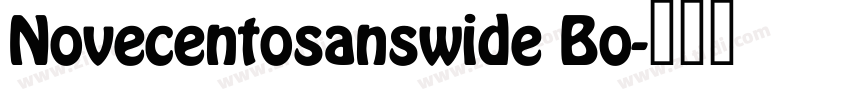 Novecentosanswide Bo字体转换